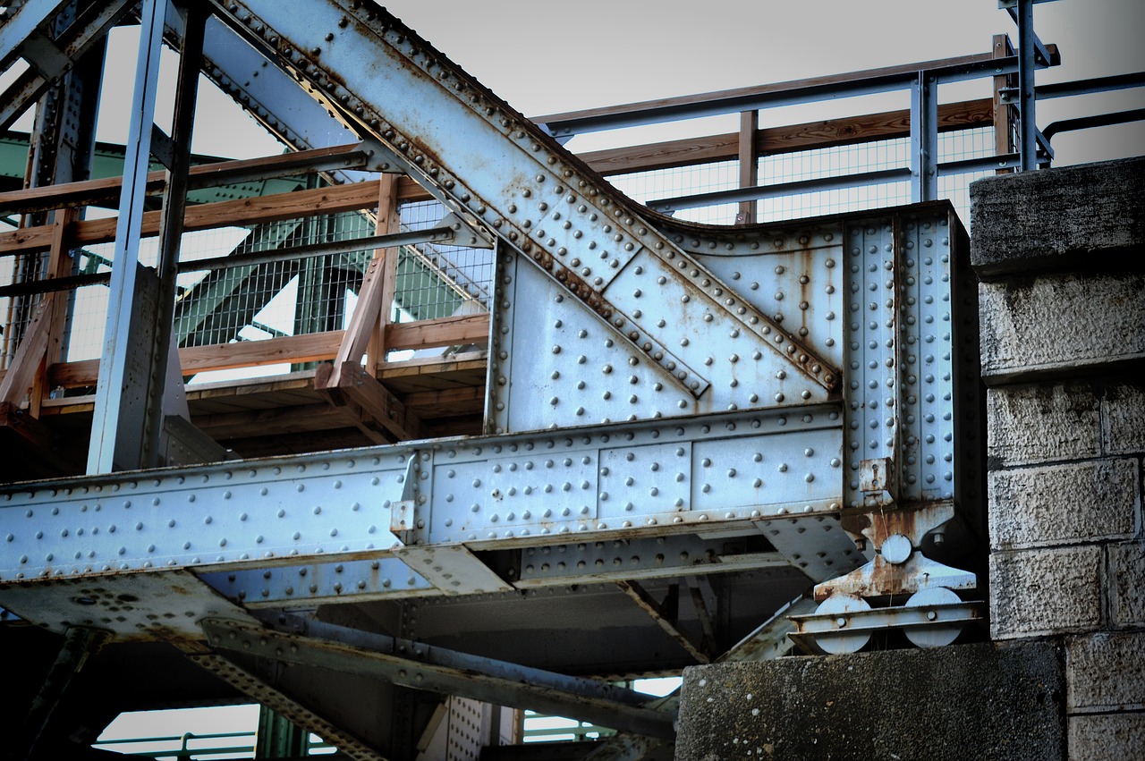 bridge, steel, rivet, limit, edifice