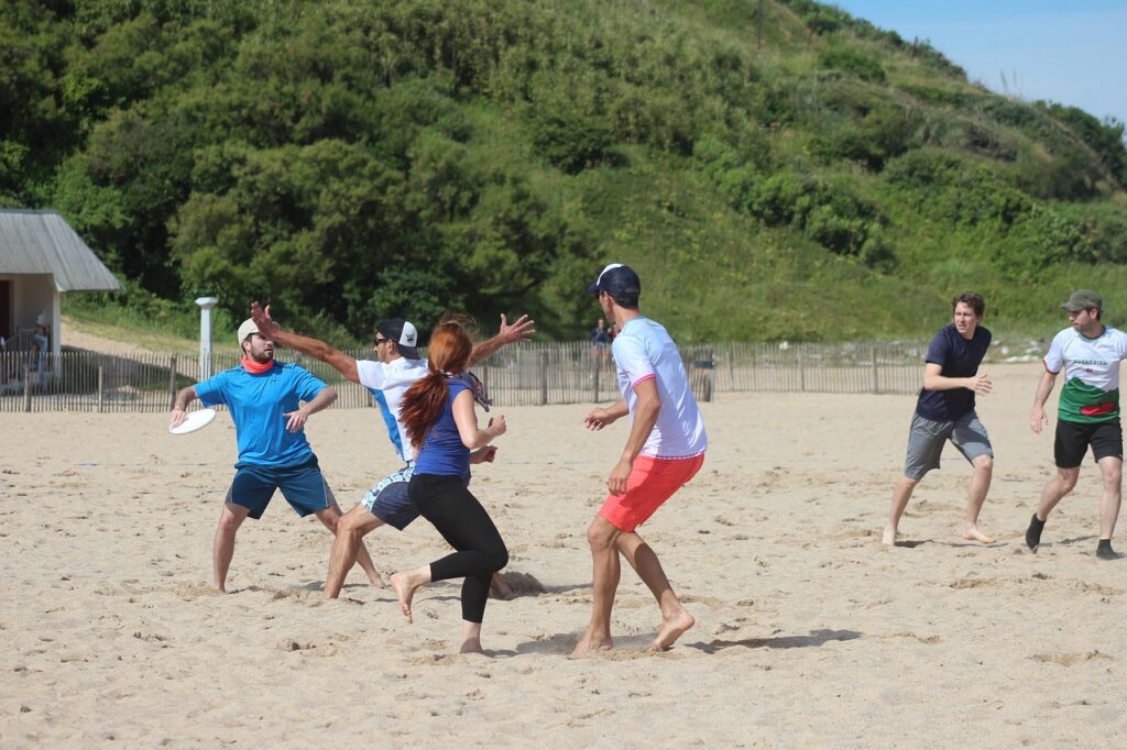 freesbee, nature, ultimate, ultimate freesbee, plage, beach, playa, beach games, summer games
