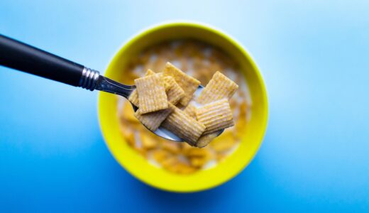 bowl, cereal, milk, meal, dairy, diet, fibre, food, healthy, nutrition, spoon, square, sugar