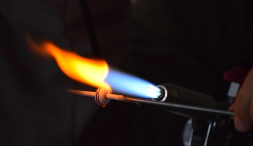 glass, processing, fire, ring, glass processing, lombardy, craftsmanship