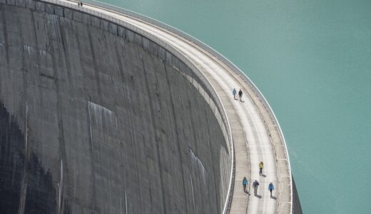 dam, reservoir, water power, water, nature, outlook