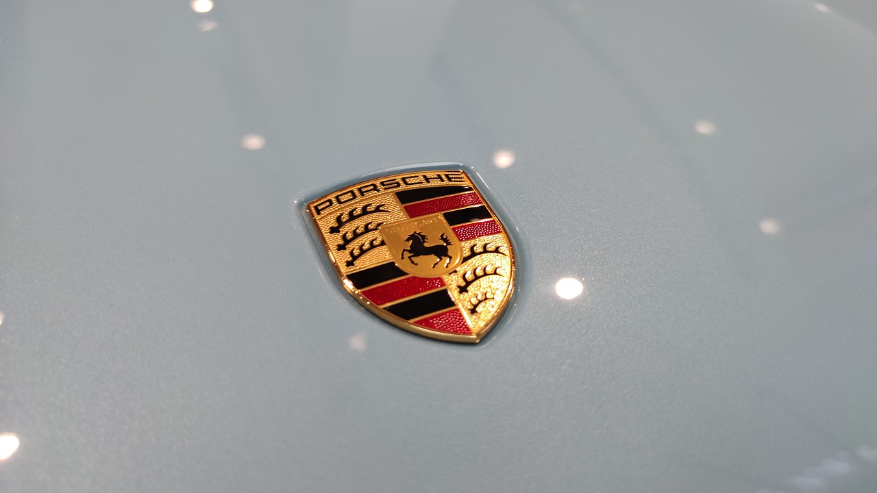 porsche, logo, car, auto, automobile, vehicle, automobile manufacturer, car wallpapers, closeup